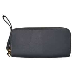 Gray Wristlet Wallet - Faux Leather/Unbranded